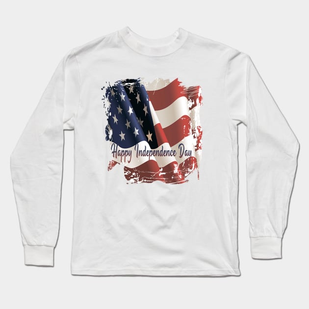 The Independence Day Long Sleeve T-Shirt by D_creations